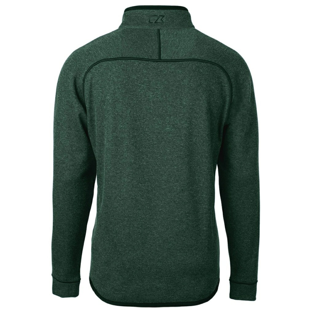 Philadelphia Eagles Cutter & Buck Mainsail Sweater-Knit Half-Zip Pullover Jacket | NFL Outlet
