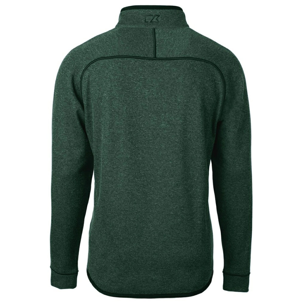 Philadelphia Eagles Cutter & Buck Mainsail Sweater-Knit Half-Zip Pullover Jacket | NFL Outlet