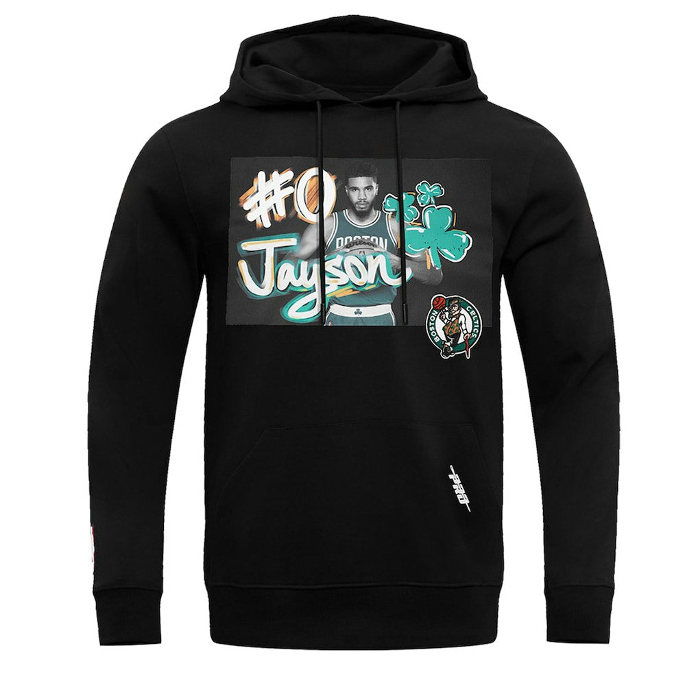 Black Jayson Tatum Boston Celtics Pro Standard Player Yearbook Pullover Hoodie | NBA