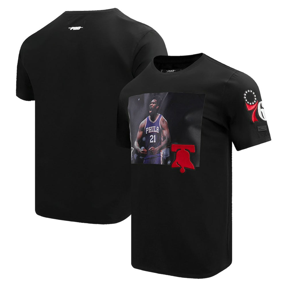 Black Joel Embiid Philadelphia 76ers Pro Standard Player Unguardable T-Shirt | NBA