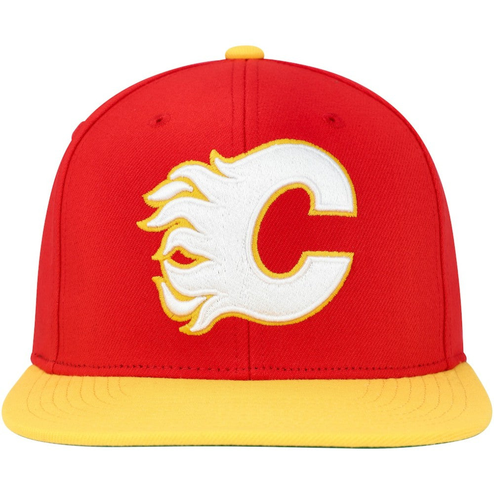 Calgary Flames Mitchell & Ness Core Team Ground 2.0 Snapback Hat -  NHL Hats