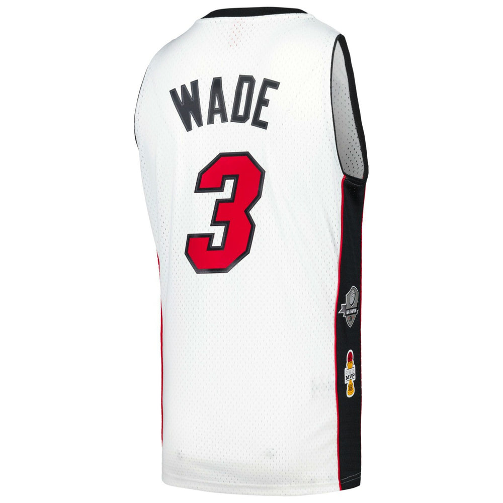 White Dwyane Wade Miami Heat Unisex Hall of Fame Class of 2023 Throwback Swingman Jersey | NBA