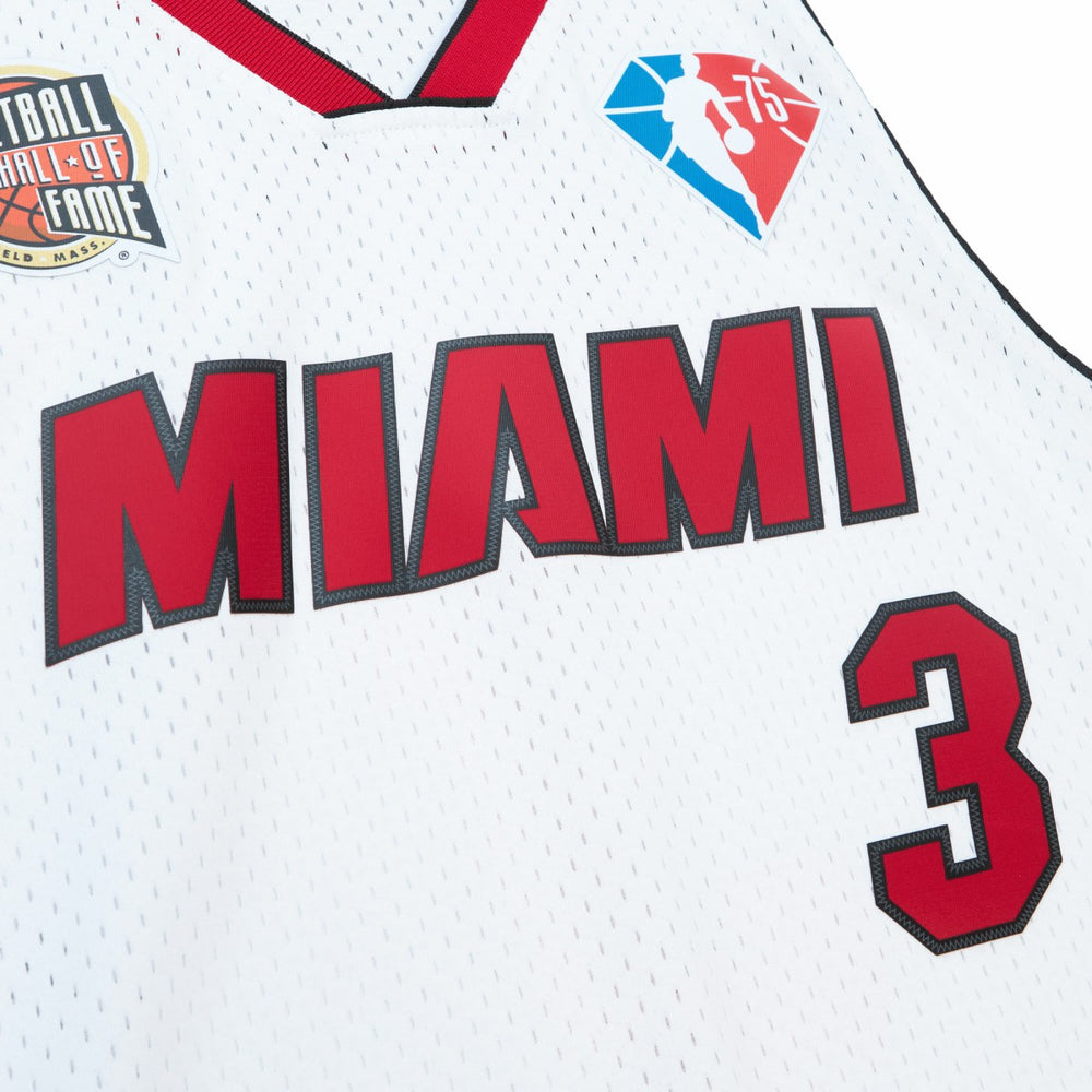White Dwyane Wade Miami Heat Unisex Hall of Fame Class of 2023 Throwback Swingman Jersey | NBA