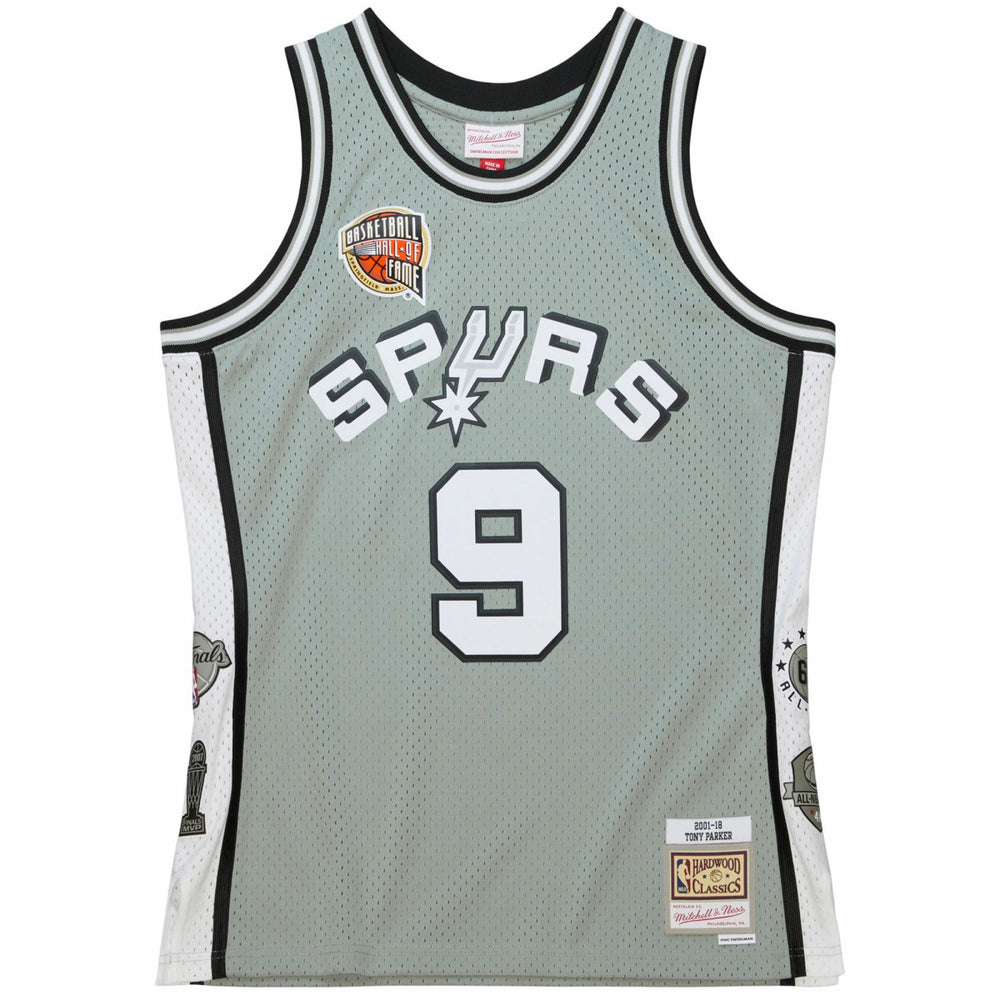 Gray Tony Parker San Antonio Spurs Unisex Hall of Fame Class of 2023 Throwback Swingman Jersey | NBA