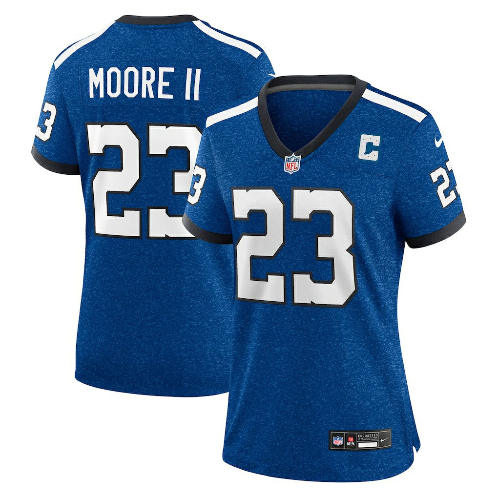 Indianapolis Colts Kenny Moore II  Women's Indiana Nights Alternate Game Jersey | NFL Discount