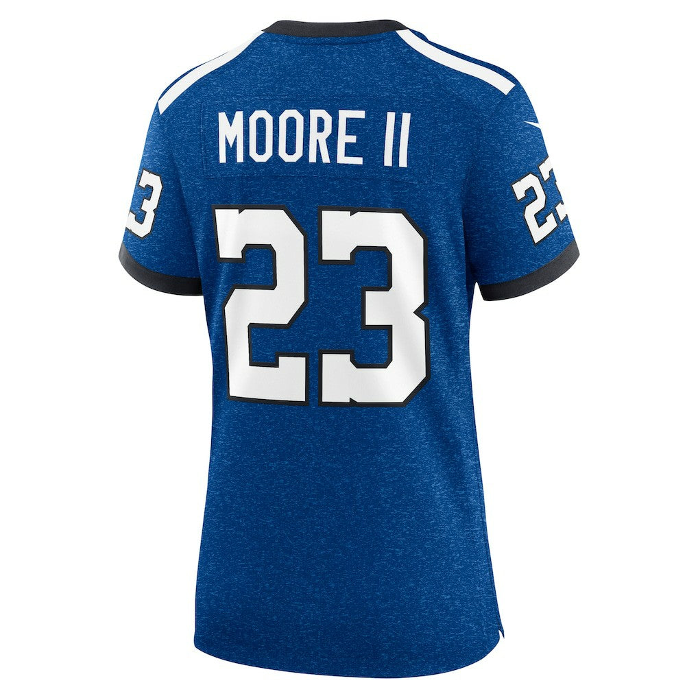 Indianapolis Colts Kenny Moore II  Women's Indiana Nights Alternate Game Jersey | NFL Discount