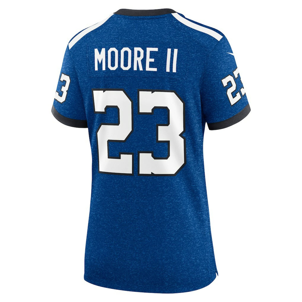 Indianapolis Colts Kenny Moore II  Women's Indiana Nights Alternate Game Jersey | NFL Discount