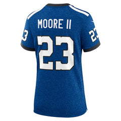 Indianapolis Colts Kenny Moore II  Women's Indiana Nights Alternate Game Jersey | NFL Discount