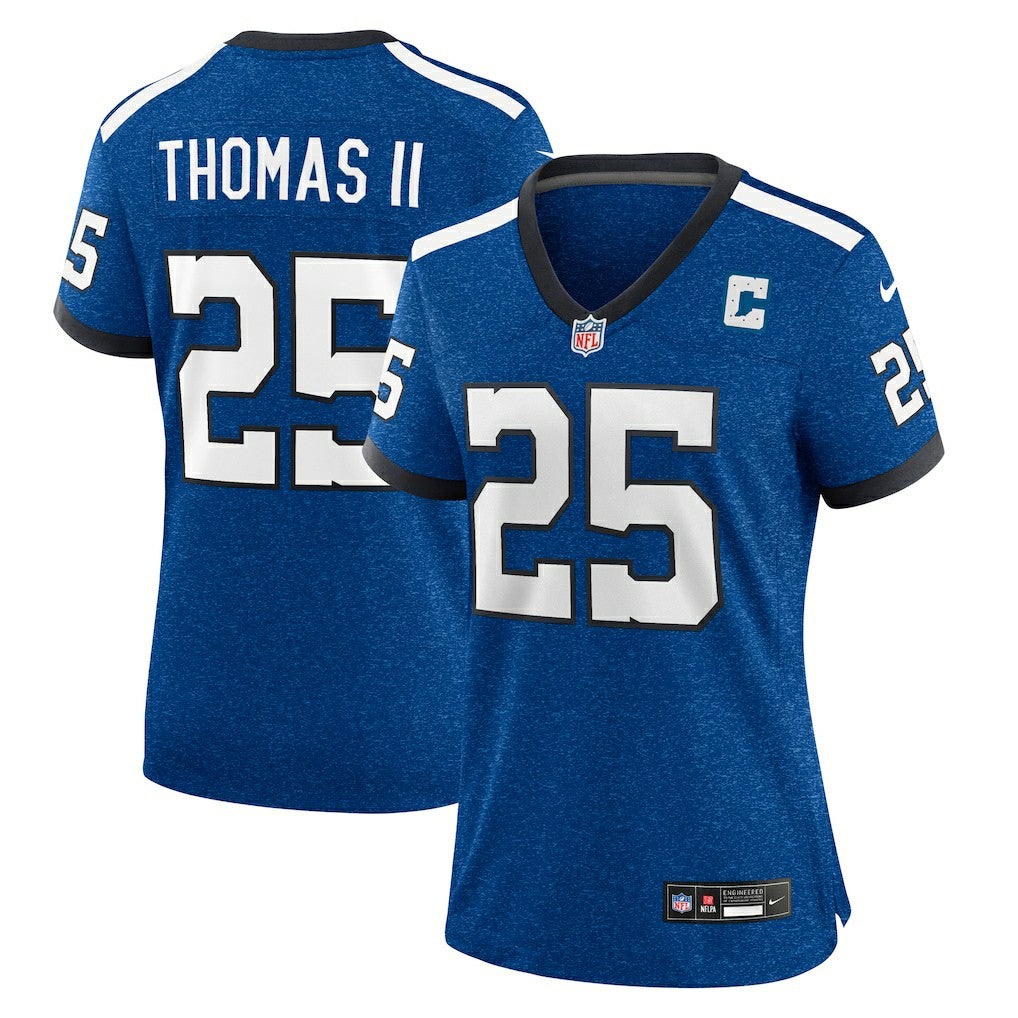 Indianapolis Colts Rodney Thomas II  Women's Indiana Nights Alternate Game Jersey | NFL Online