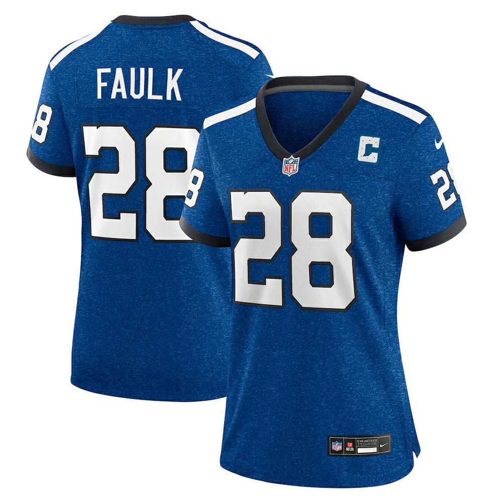 Indianapolis Colts Marshall Faulk  Women's Indiana Nights Alternate Game Jersey | NFL On sale