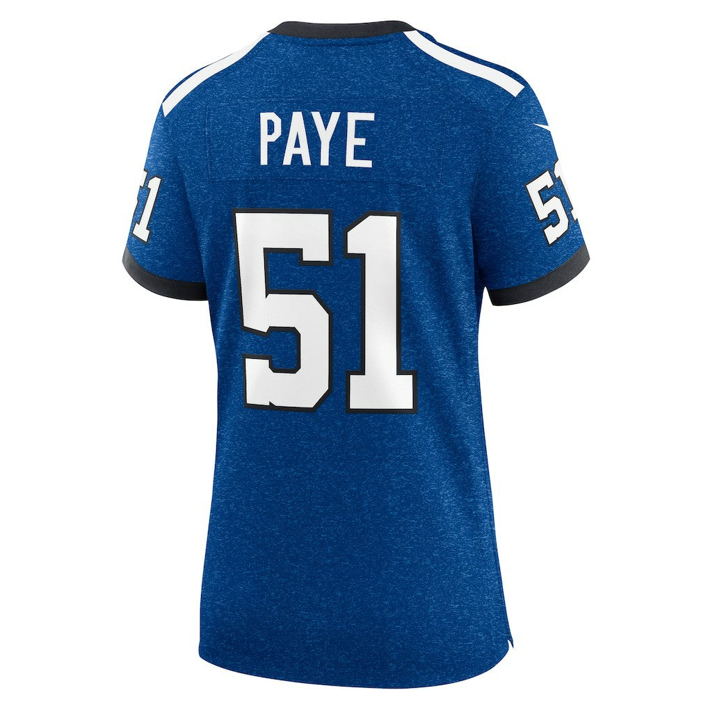 Indianapolis Colts Kwity Paye  Women's Indiana Nights Alternate Game Jersey | NFL Sale