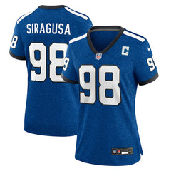 Indianapolis Colts Tony Siragusa  Women's Indiana Nights Alternate Game Jersey | NFL Outlet