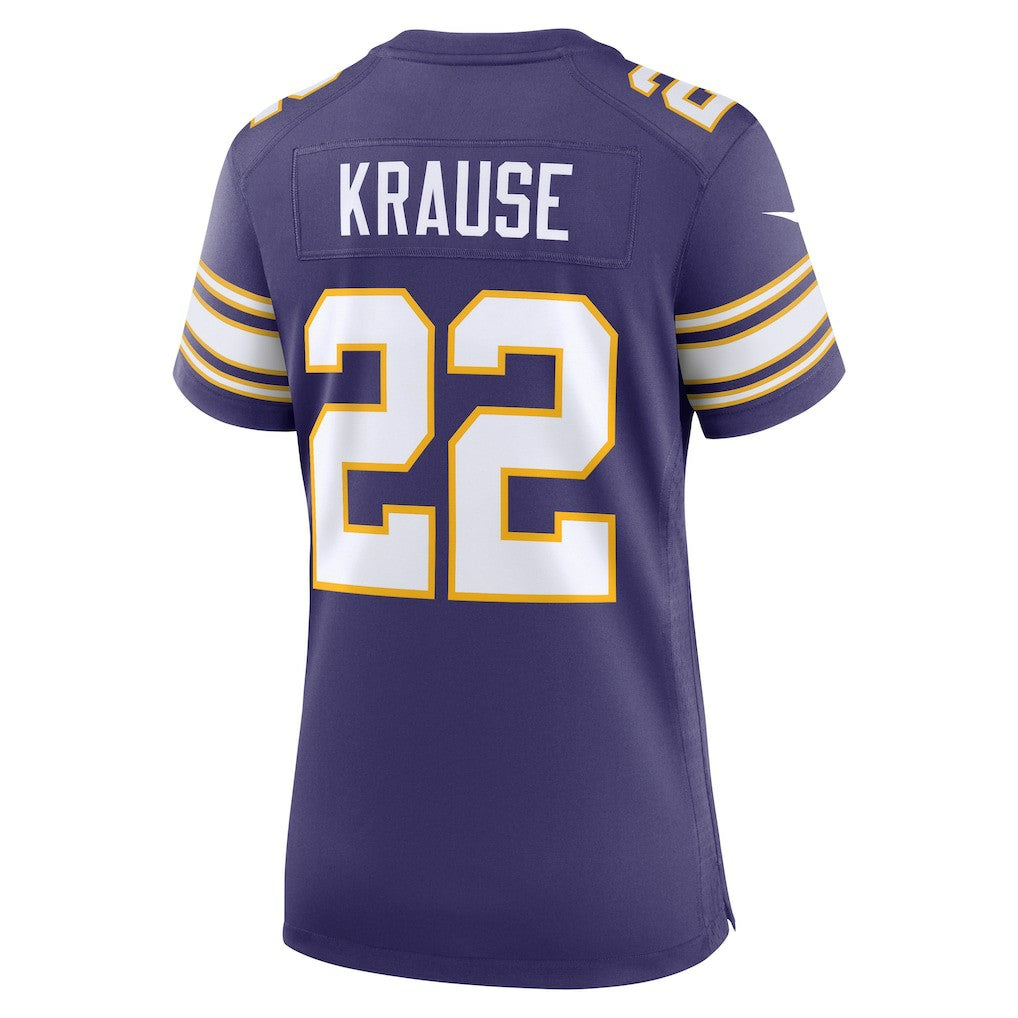 Minnesota Vikings Paul Krause  Women's Classic Retired Player Jersey | NFL Hot