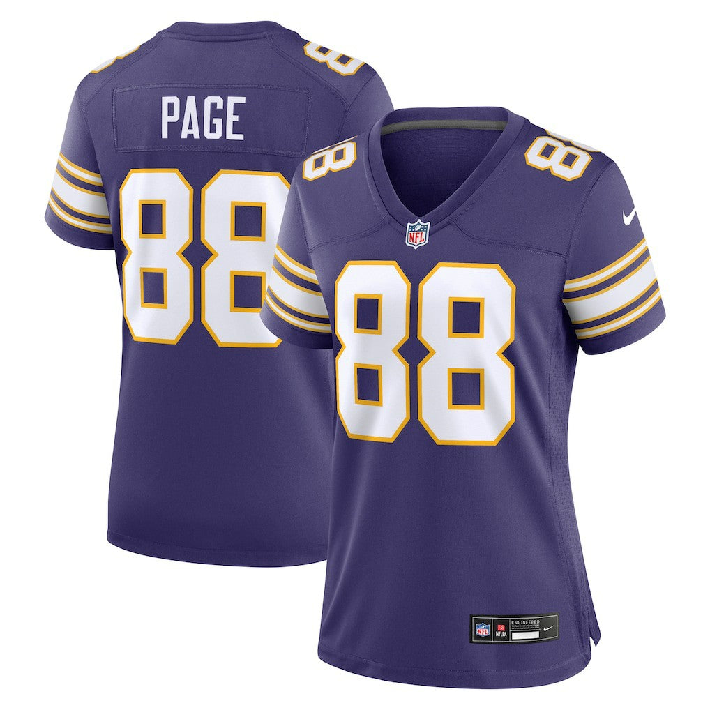 Minnesota Vikings Alan Page  Women's Classic Retired Player Jersey | NFL Online