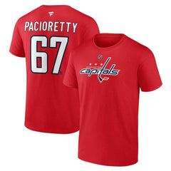 Max Pacioretty Washington Capitals Fanatics Authentic Stack Name & Number T-Shirt -  NHL T-shirts