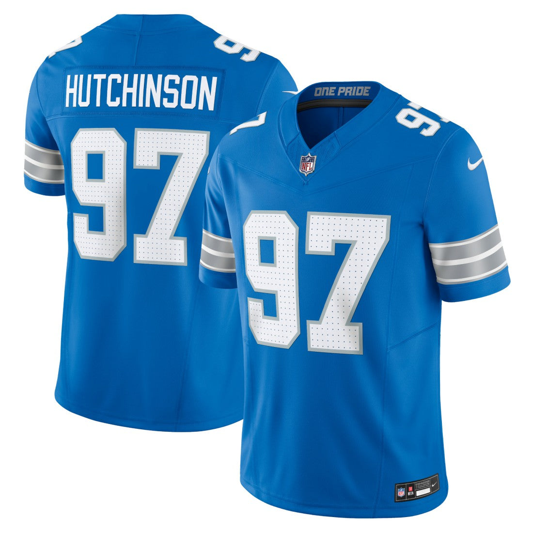 Detroit Lions Aidan Hutchinson  Team Vapor F.U.S.E. Limited Jersey | NFL New