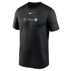 Miami Marlins Nike Fashion Over Shoulder Logo Legend T-Shirt - MLB T-shirts