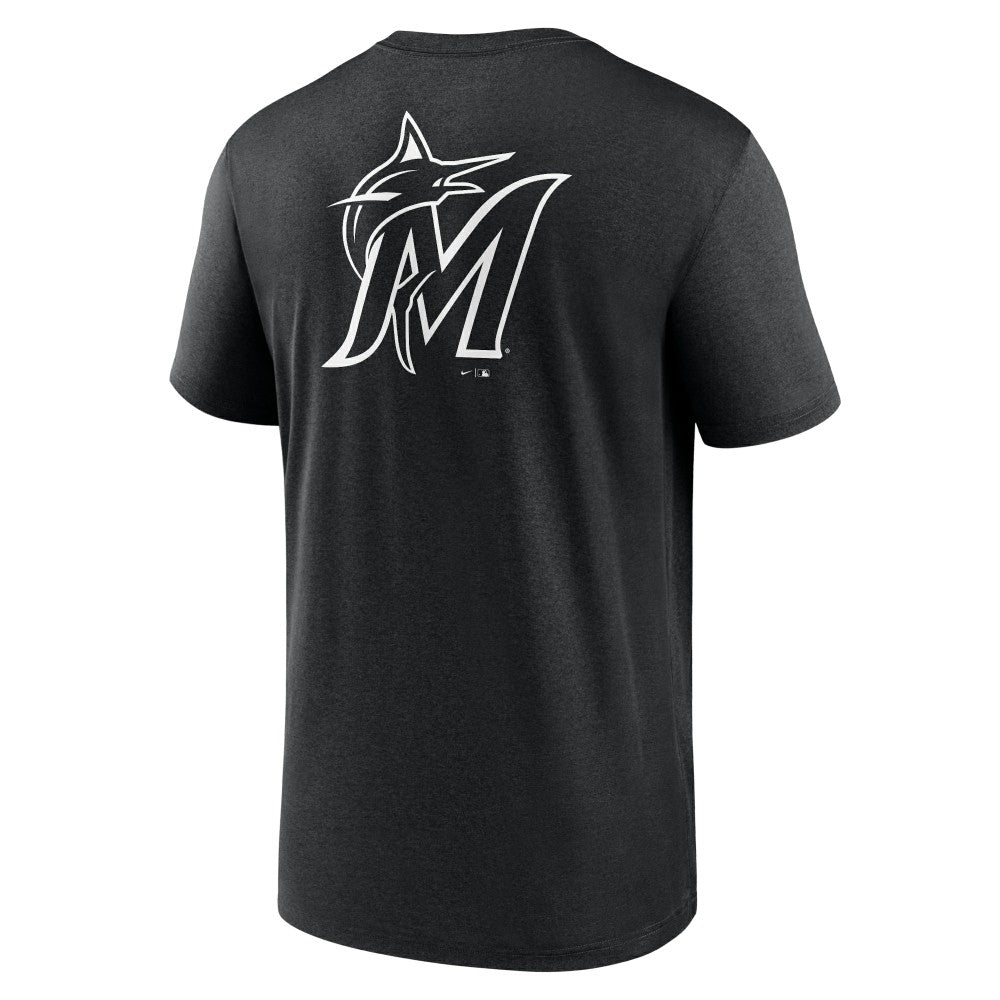 Miami Marlins Nike Fashion Over Shoulder Logo Legend T-Shirt - MLB T-shirts