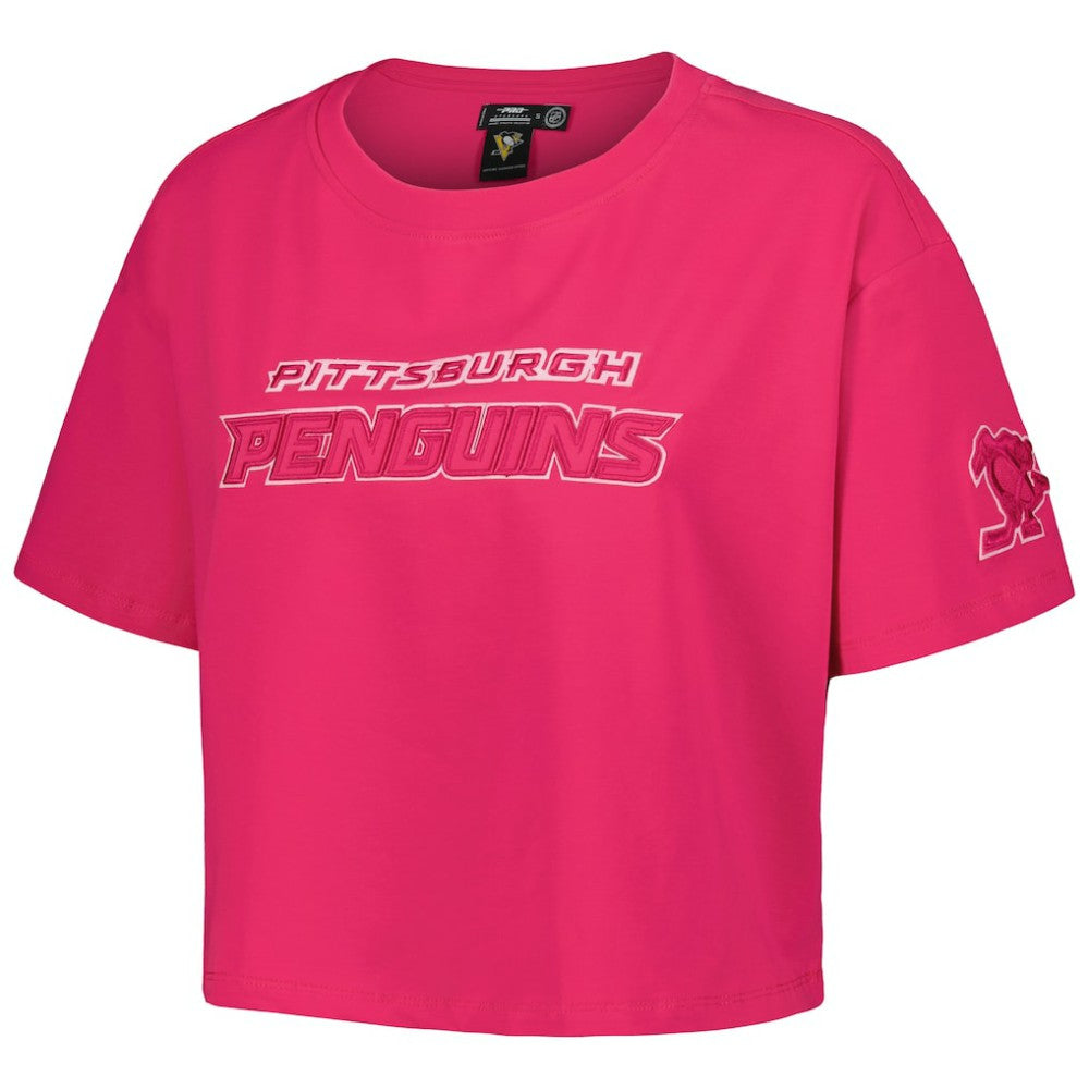 Pittsburgh Penguins Pro Standard Women's Triple Pink Cropped Boxy T-Shirt -  NHL T-shirts