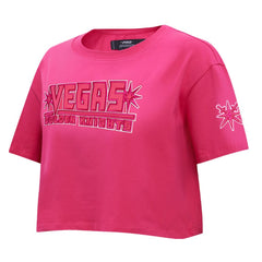 Vegas Golden Knights Pro Standard Women's Triple Pink Cropped Boxy T-Shirt -  NHL T-shirts