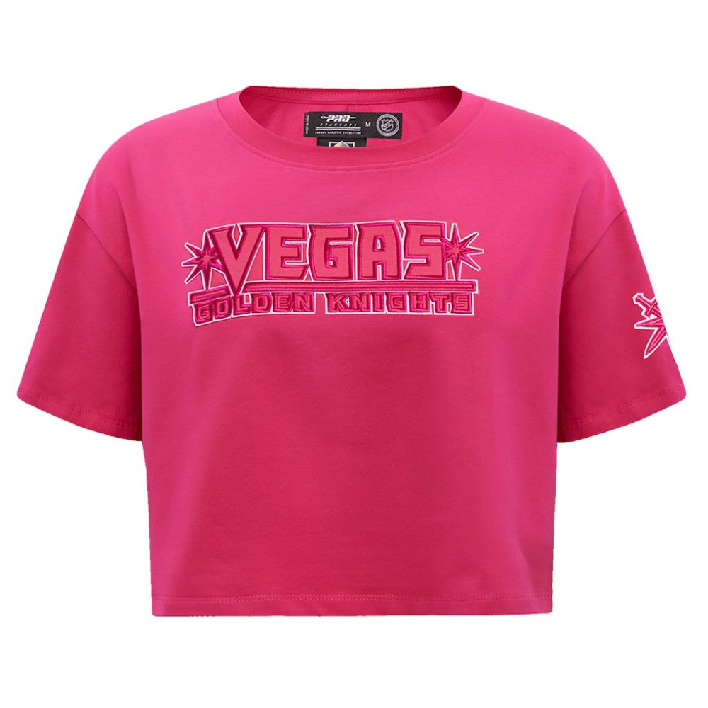 Vegas Golden Knights Pro Standard Women's Triple Pink Cropped Boxy T-Shirt -  NHL T-shirts