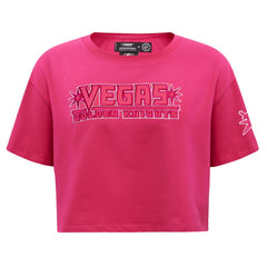 Vegas Golden Knights Pro Standard Women's Triple Pink Cropped Boxy T-Shirt -  NHL T-shirts