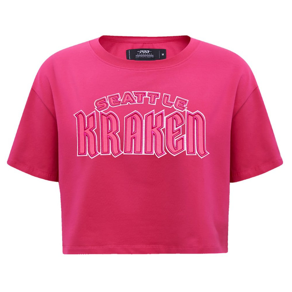 Seattle Kraken Pro Standard Women's Triple Pink Cropped Boxy T-Shirt -  NHL T-shirts
