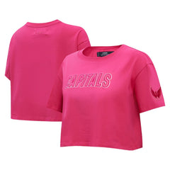 Washington Capitals Pro Standard Women's Triple Pink Cropped Boxy T-Shirt -  NHL T-shirts