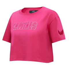 Washington Capitals Pro Standard Women's Triple Pink Cropped Boxy T-Shirt -  NHL T-shirts