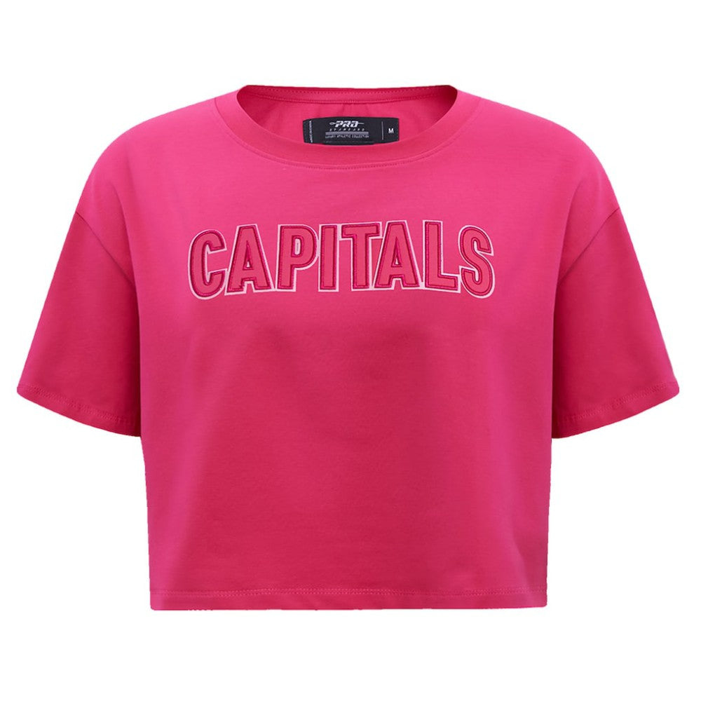Washington Capitals Pro Standard Women's Triple Pink Cropped Boxy T-Shirt -  NHL T-shirts