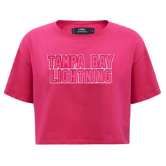 Tampa Bay Lightning Pro Standard Women's Triple Pink Cropped Boxy T-Shirt -  NHL T-shirts