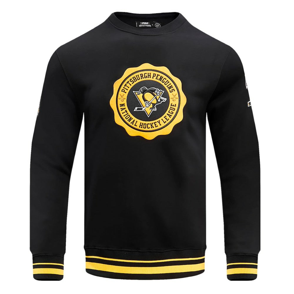 Pittsburgh Penguins Pro Standard Crest Emblem Pullover Sweatshirt -  NHL Sweatshirts