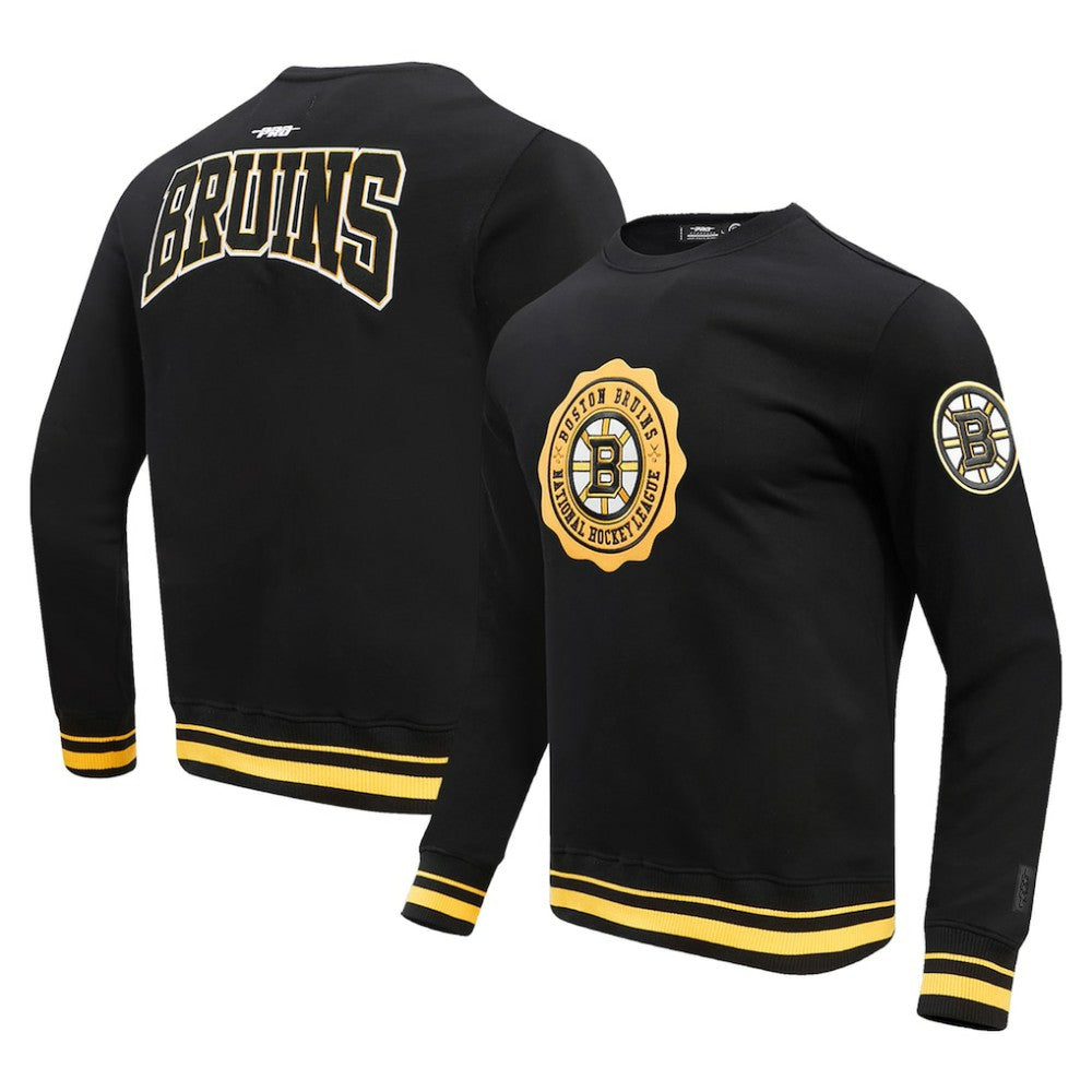Boston Bruins Pro Standard Crest Emblem Pullover Sweatshirt -  NHL Sweatshirts