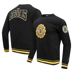 Boston Bruins Pro Standard Crest Emblem Pullover Sweatshirt -  NHL Sweatshirts
