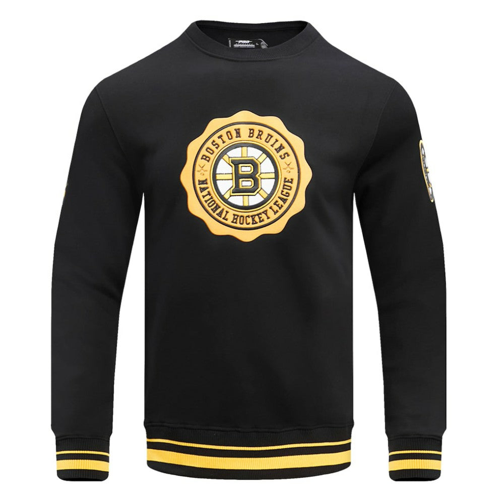 Boston Bruins Pro Standard Crest Emblem Pullover Sweatshirt -  NHL Sweatshirts