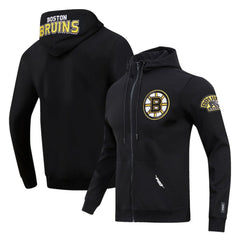 Boston Bruins Pro Standard Classic Chenille Full-Zip Hoodie Jacket -  NHL Hoodies