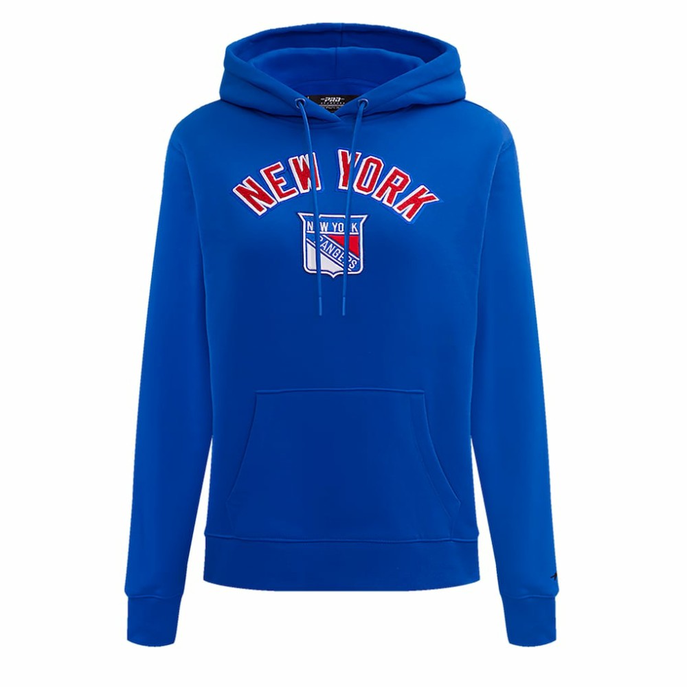 New York Rangers Pro Standard Women's Classic Chenille Pullover Hoodie -  NHL Hoodies