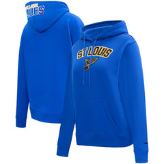 St. Louis Blues Pro Standard Women's Classic Chenille Pullover Hoodie -  NHL Hoodies
