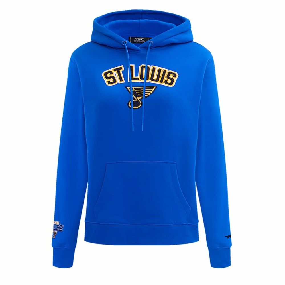 St. Louis Blues Pro Standard Women's Classic Chenille Pullover Hoodie -  NHL Hoodies