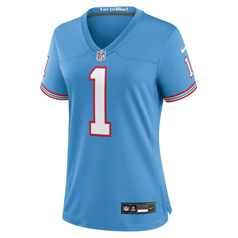 Tennessee Titans Warren Moon  Women's Oilers Throwback Retired Player Game Jersey | NFL On sale