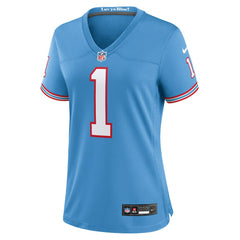 Tennessee Titans Warren Moon  Women's Oilers Throwback Retired Player Game Jersey | NFL On sale