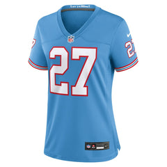 Tennessee Titans Eddie George  Women's Oilers Throwback Retired Player Game Jersey | NFL Outlet