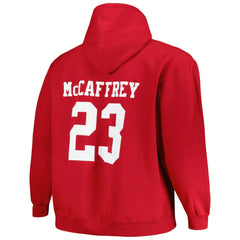 San Francisco 49ers Christian McCaffrey  Big & Tall Fleece Name & Number Pullover Hoodie | NFL Sale