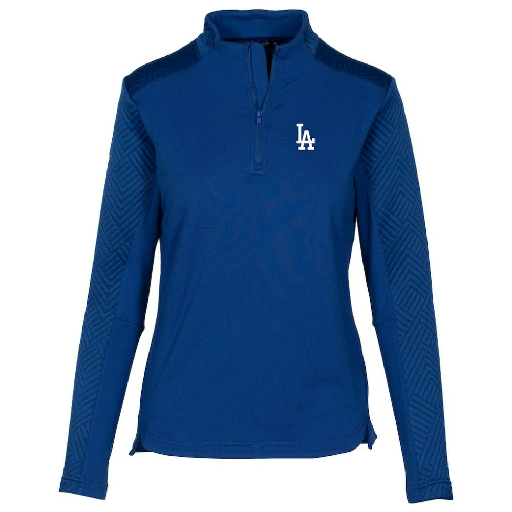 Los Angeles Dodgers Levelwear Women's Daybreak Insignia 2.0 Quarter-Zip Pullover Top - MLB Pullover