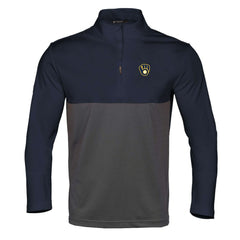 Milwaukee Brewers Levelwear Pursue Insignia 2.0 Quarter-Zip Pullover Top - MLB Pullover