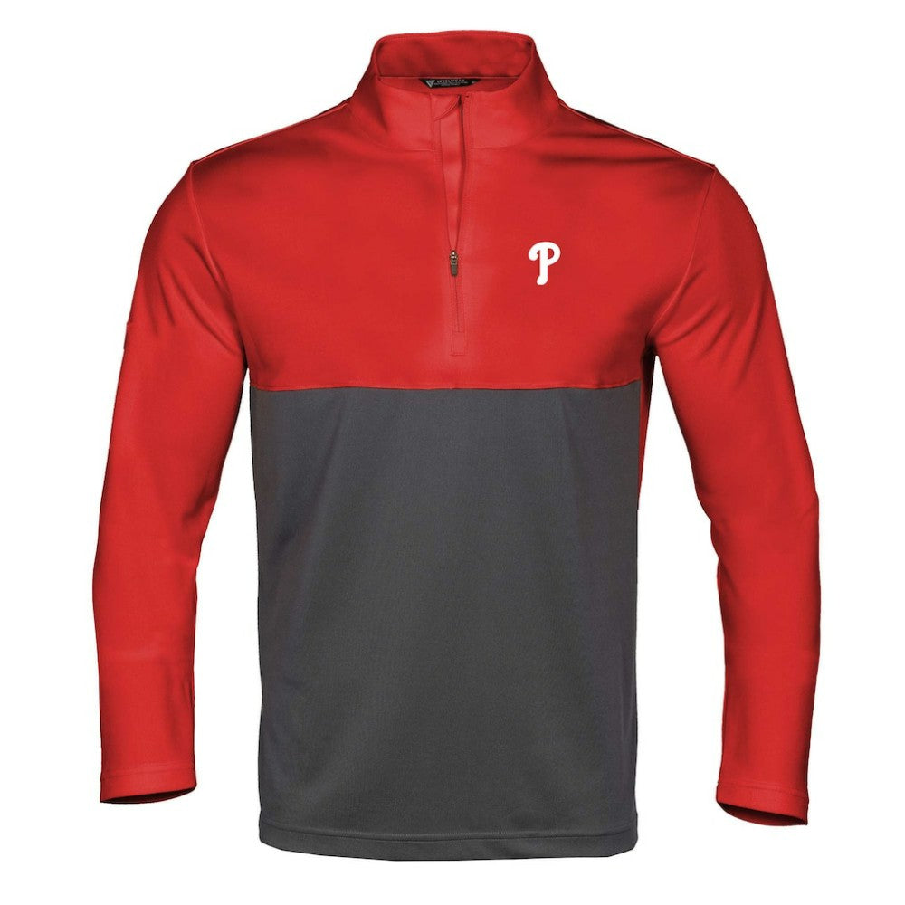 Philadelphia Phillies Levelwear Pursue Insignia 2.0 Quarter-Zip Pullover Top - MLB Pullover