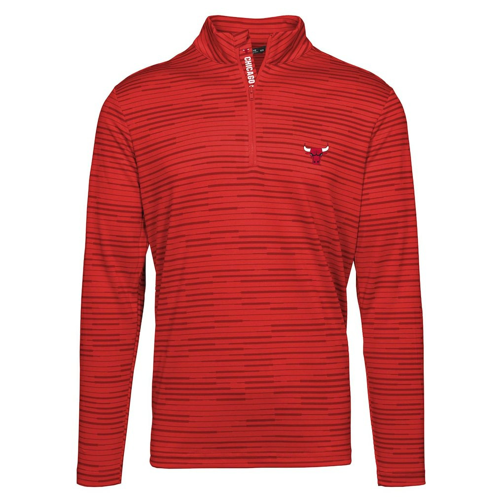 Red Chicago Bulls Levelwear Gear Insignia Core Quarter-Zip Pullover Top sale | NBA