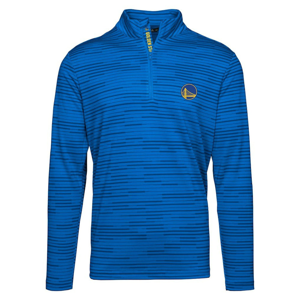 Royal Golden State Warriors Levelwear Gear Insignia Core Quarter-Zip Pullover Top sale | NBA