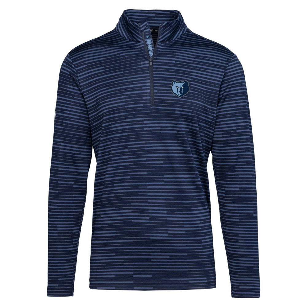 Navy Memphis Grizzlies Levelwear Gear Insignia Core Quarter-Zip Pullover Top | NBA