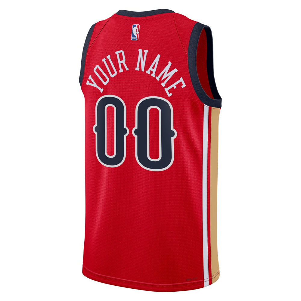 Red New Orleans Pelicans Jordan Brand Unisex Swingman Custom Jersey | NBA